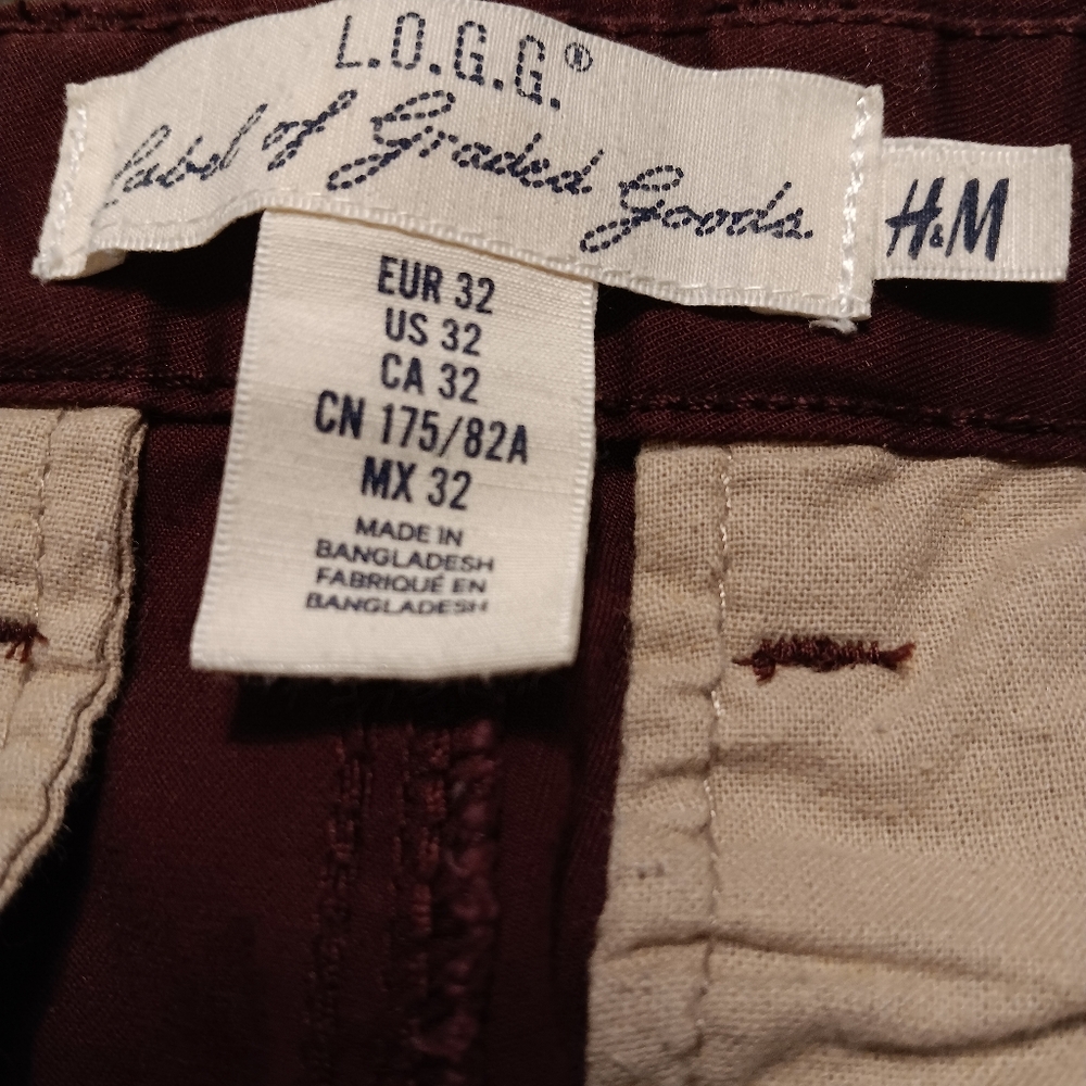 H&M L.O.G.G. Burgery Pants